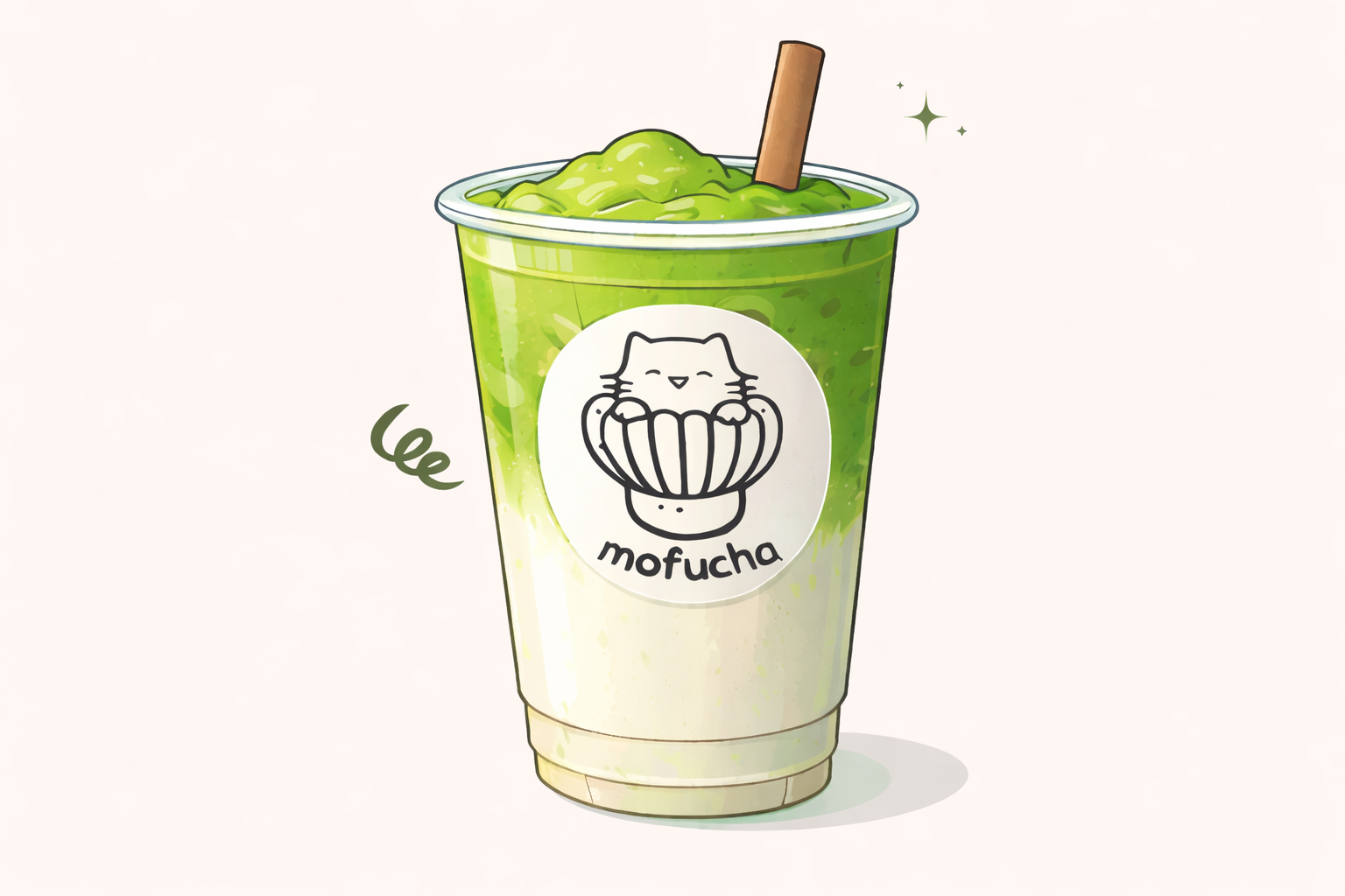 Dreamy Matcha Latte - creamy green layers in a clear cup